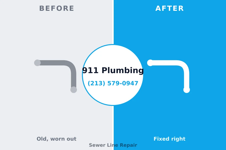 Before and after: plumbing company Mount Ayr, IA